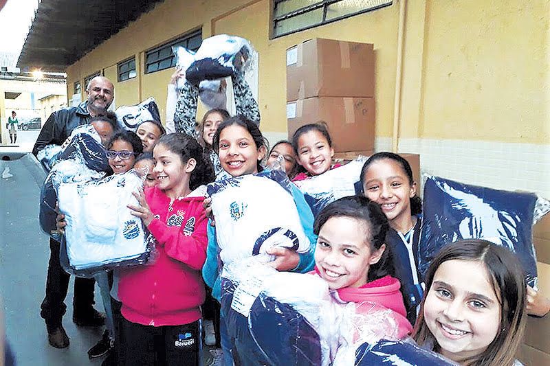 Entrega de uniformes Barueri