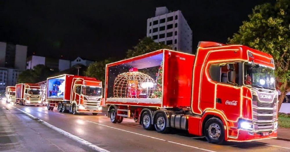 coca cola caravana natal