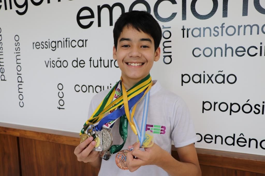 aluno fieb medalha matemática