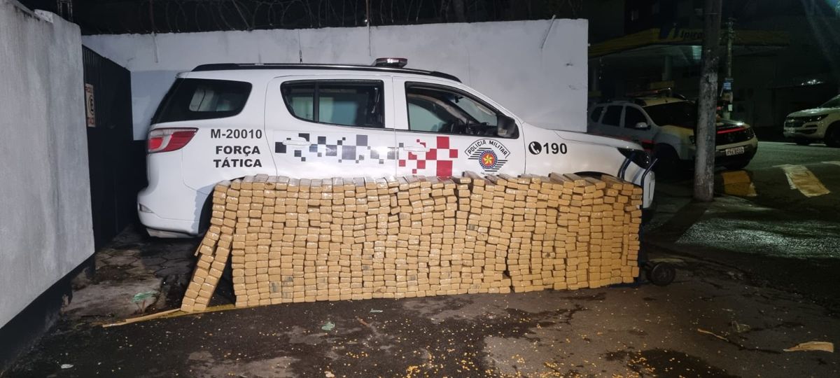 apreensão maconha Força Tática