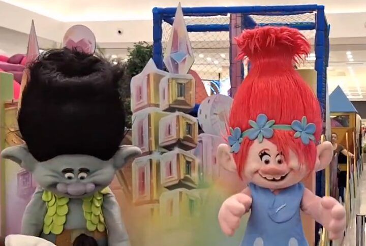 Os Trolls invadem Shopping União com diversas atividades para as crianças
