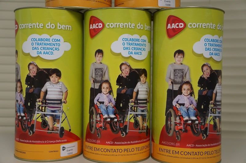 Valor doado à AACD pela população ultrapassa 80 mil reais
