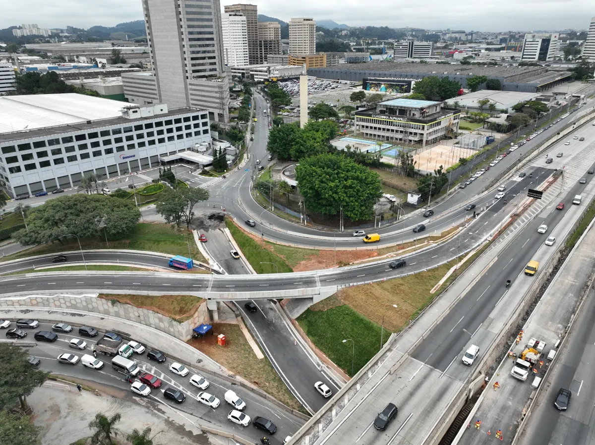 ViaOeste libera novo acesso elevado no Trevo de Alphaville para a Alameda Rio Negro