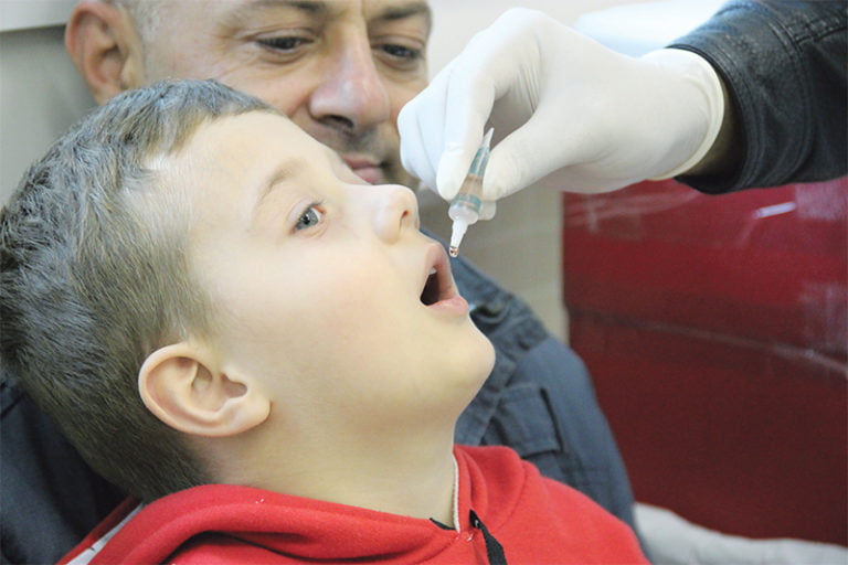 Município atinge meta de vacinação contra pólio e sarampo e não precisará de novo Dia D