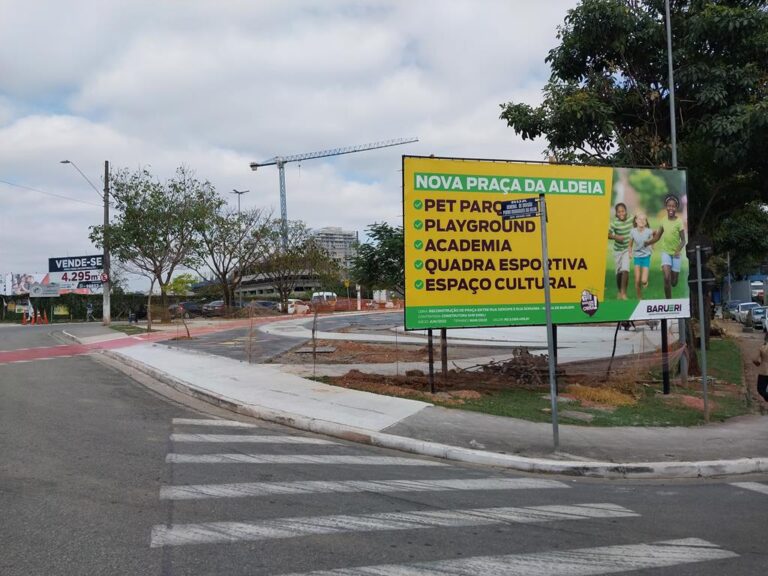 Aldeia de Barueri receberá “nova” praça em breve, com pista de caminhada e ciclovia