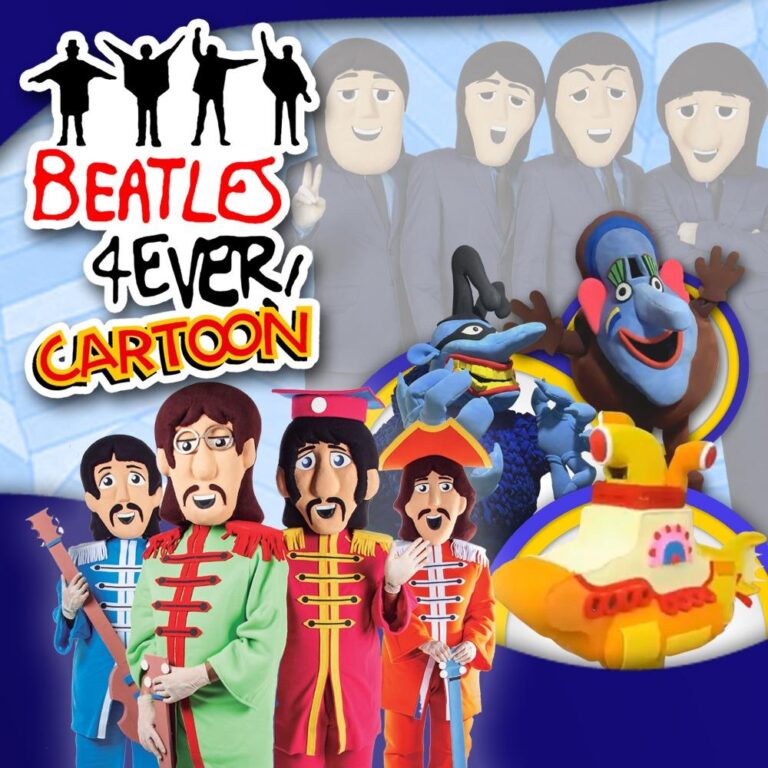 Musical “Beatles 4Ever Cartoon” acontece dia 25, no Centro de Eventos de Barueri
