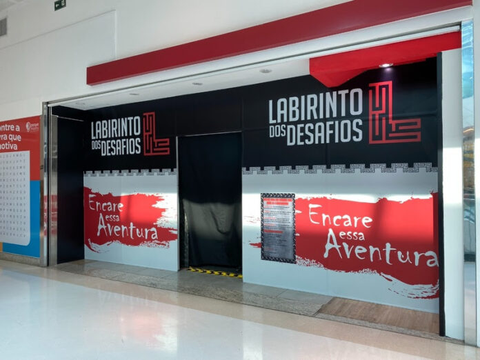 labirinto dos desafios Parque Shopping Barueri