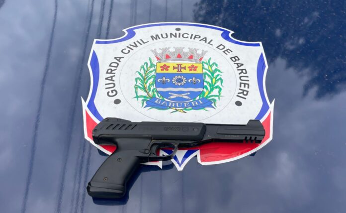 apreensão arma GCM Barueri